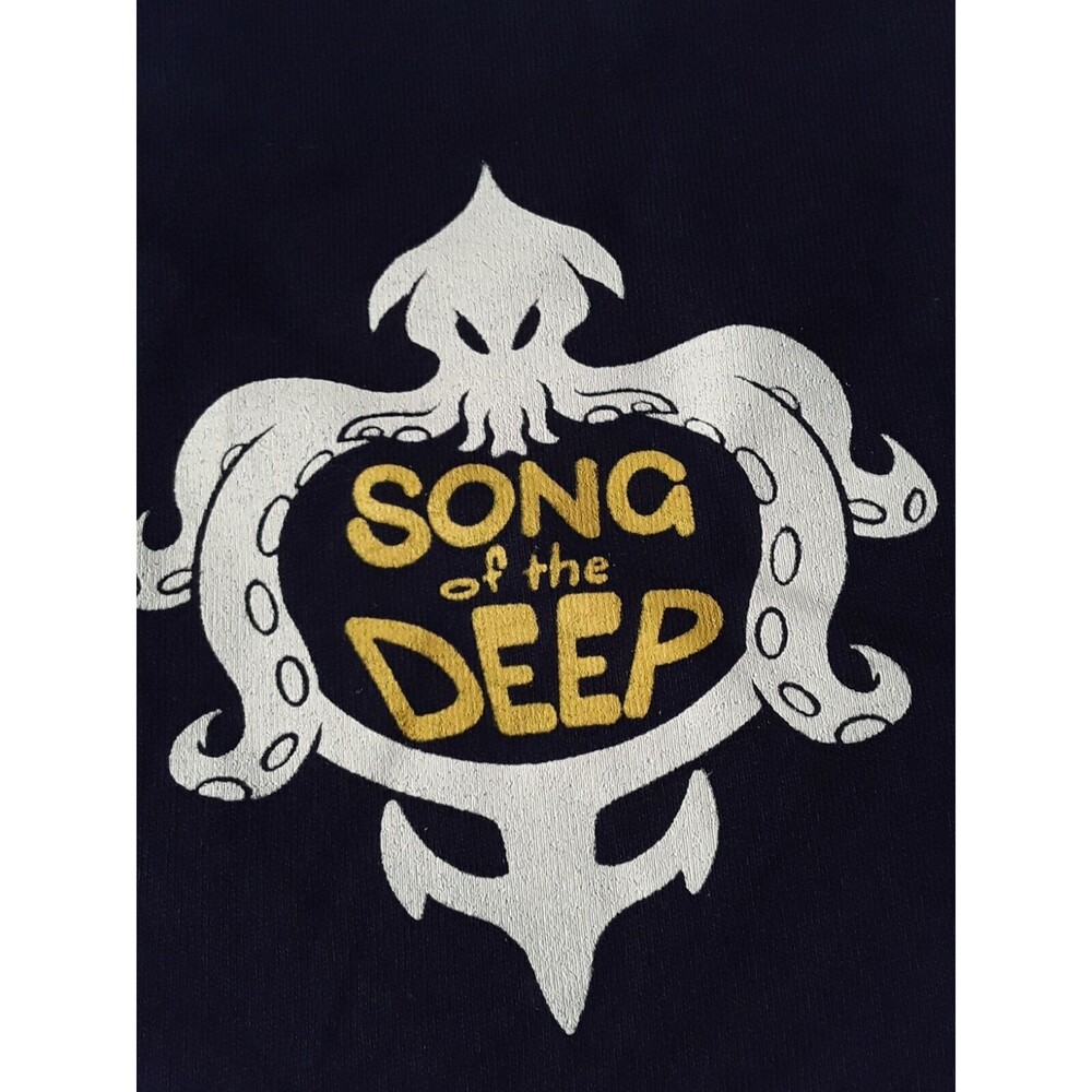 Mens Graphic  T shirt Yellow Submarine Song of the deep -- Walnut & 39th - Sz L